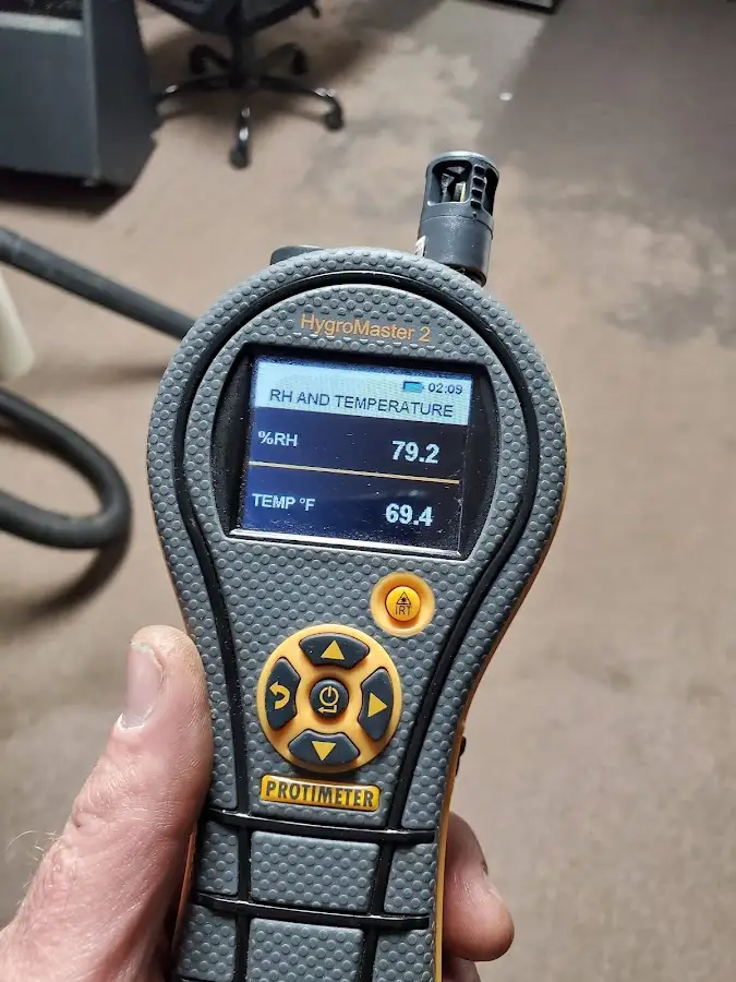 Moisture meter humidity assessment for Mold Remediation & Removal in London Grove